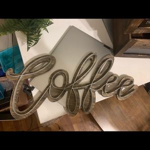 Coffee wall sign